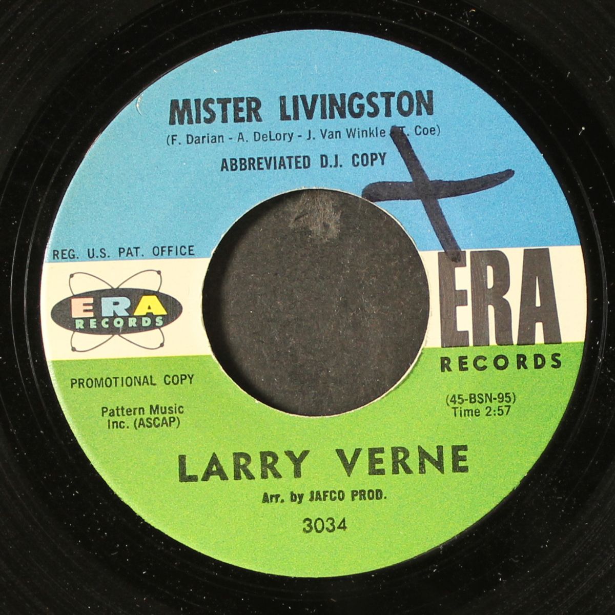 mister livingston by LARRY VERNE