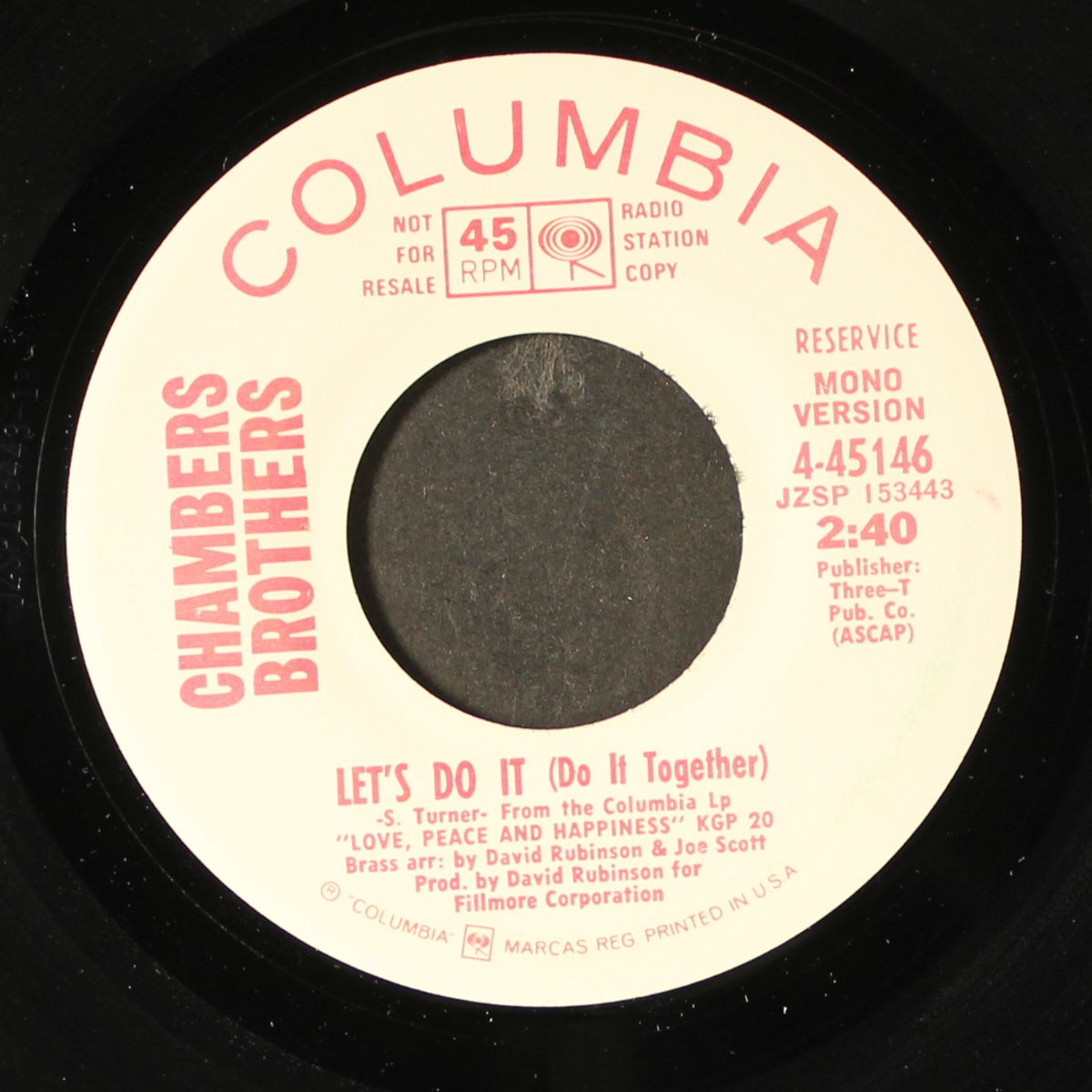 let's do it (do it together) / mono by CHAMBERS BROTHERS