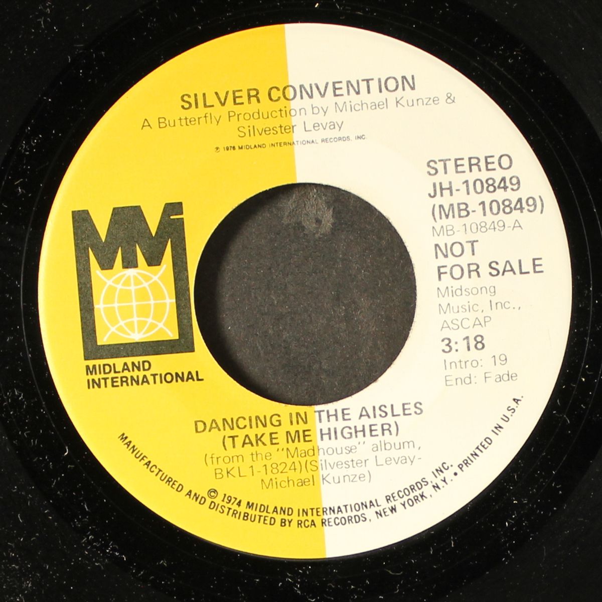 dancin' in the aisles (take me higher) / mono by SILVER CONVENTION