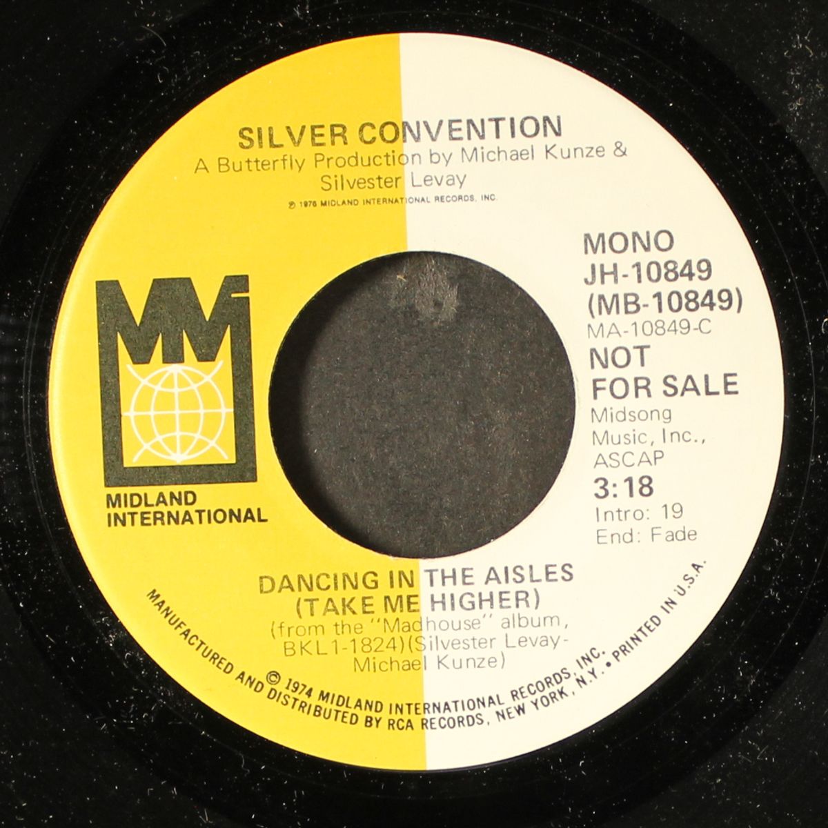 dancin' in the aisles (take me higher) / mono by SILVER CONVENTION