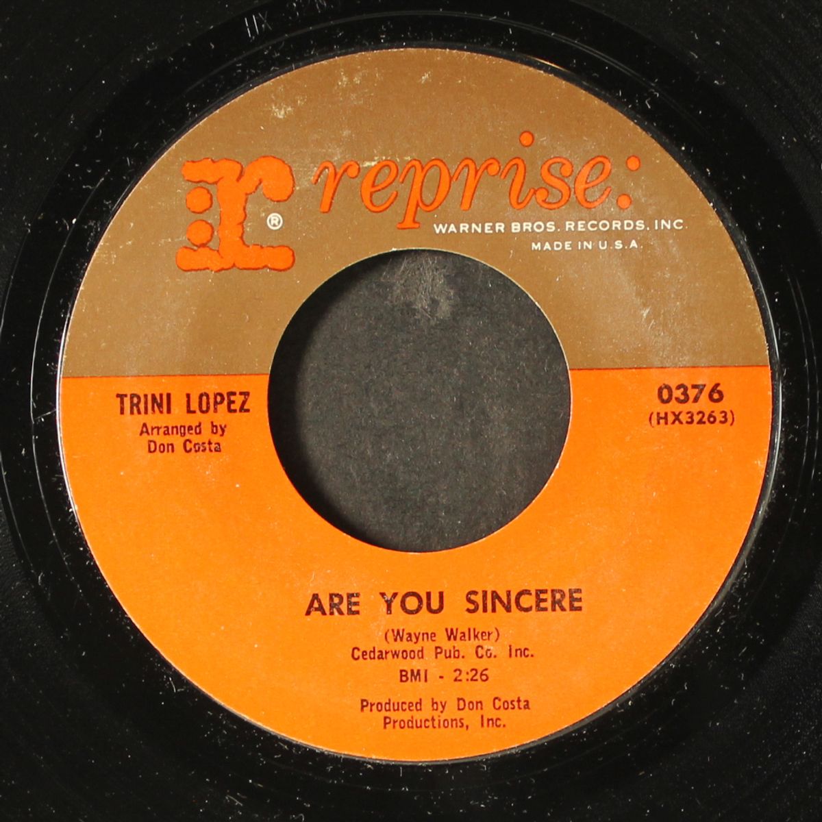 are you sincere / you'll be sorry by TRINI LOPEZ