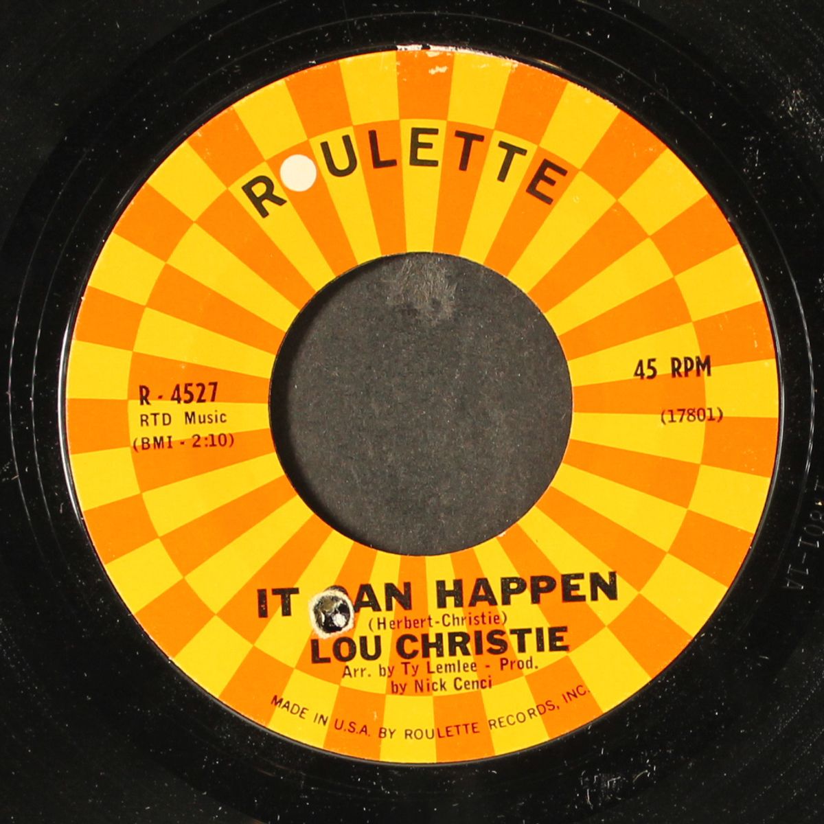 shy boy / it can happen by LOU CHRISTIE