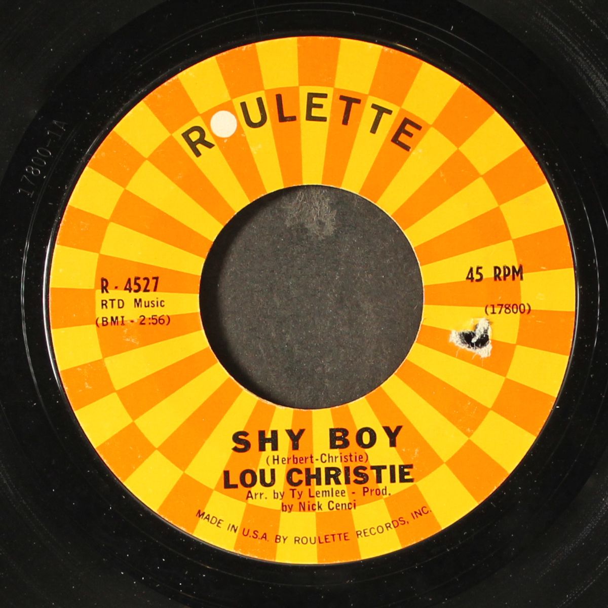 shy boy / it can happen by LOU CHRISTIE