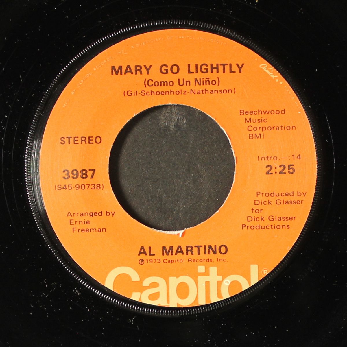 mary go lightly / to the door of the sun by AL MARTINO