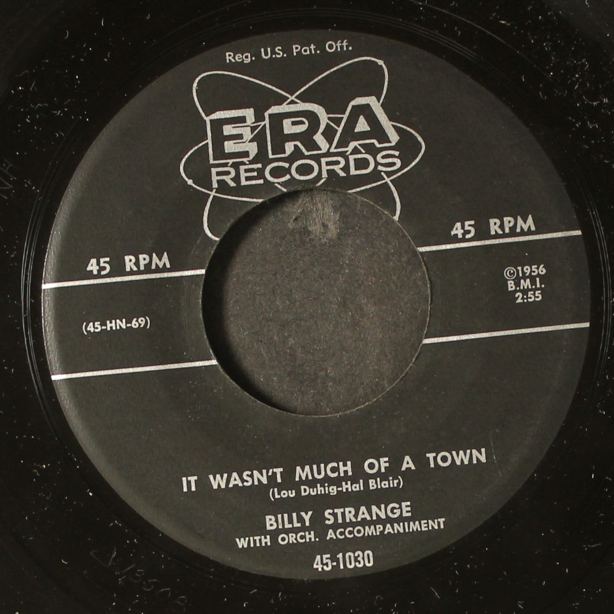 big man / it wasn't much of a town by BILLY STRANGE