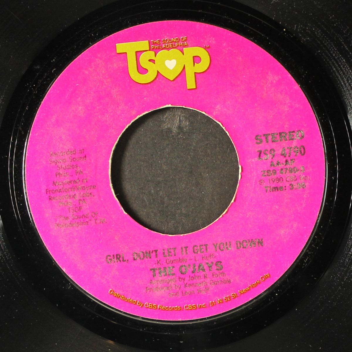 girl, don't let it get you down by O'JAYS