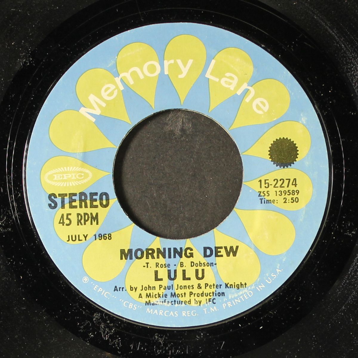 to sir with love / morning dew by LULU