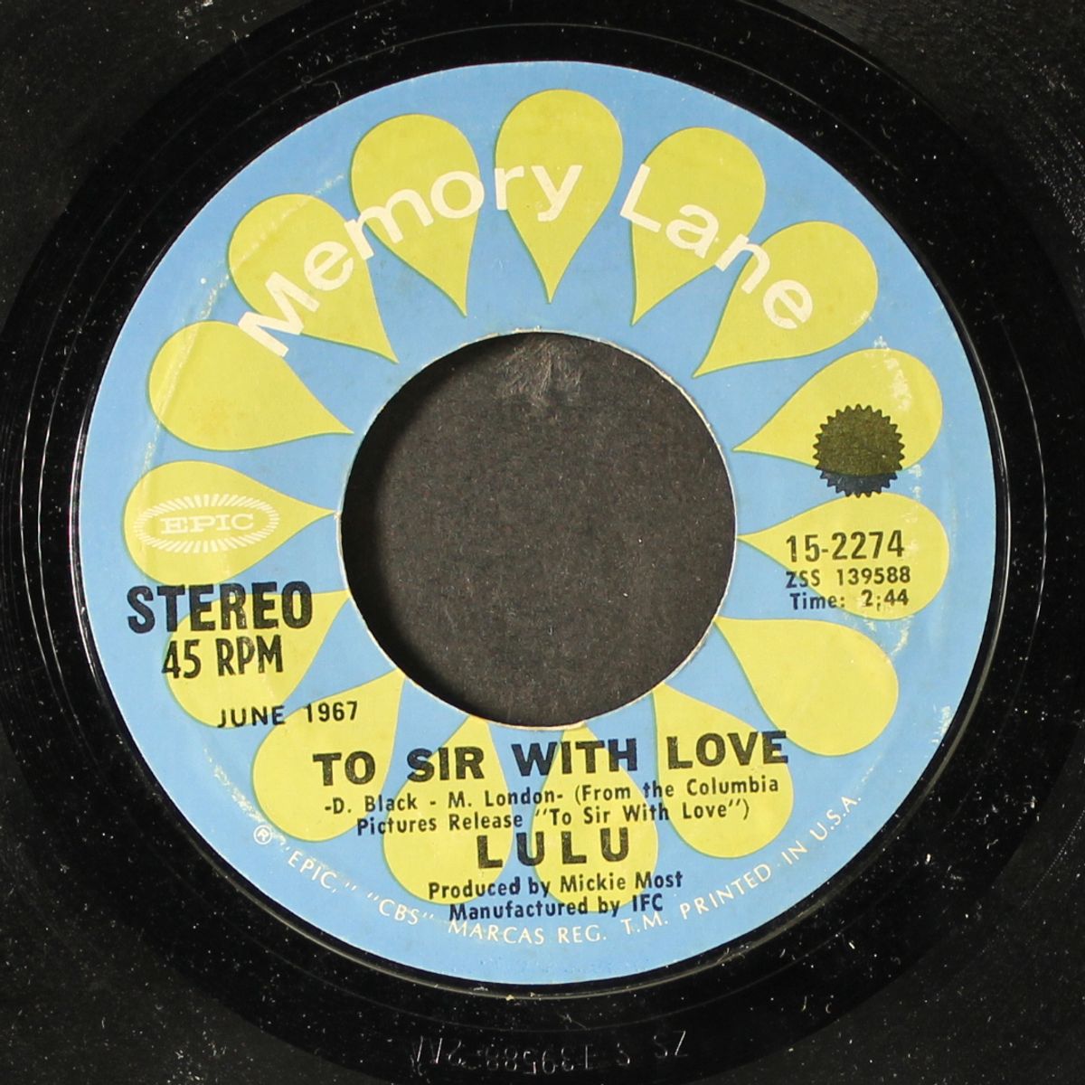 to sir with love / morning dew by LULU