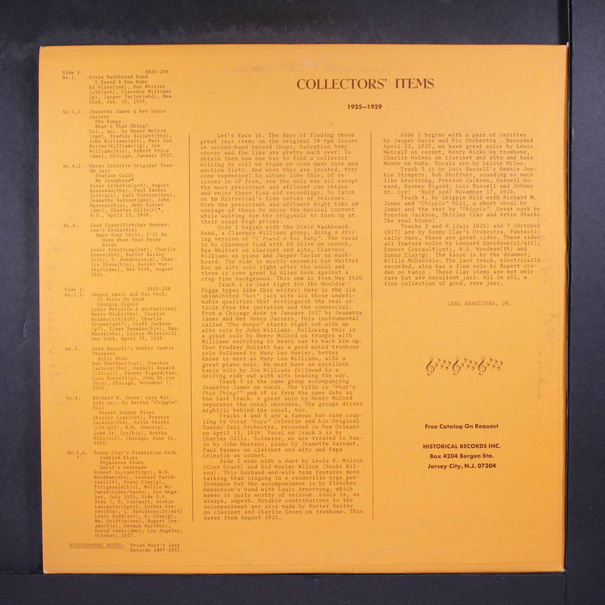 collector's items, 1925-1929 by VARIOUS