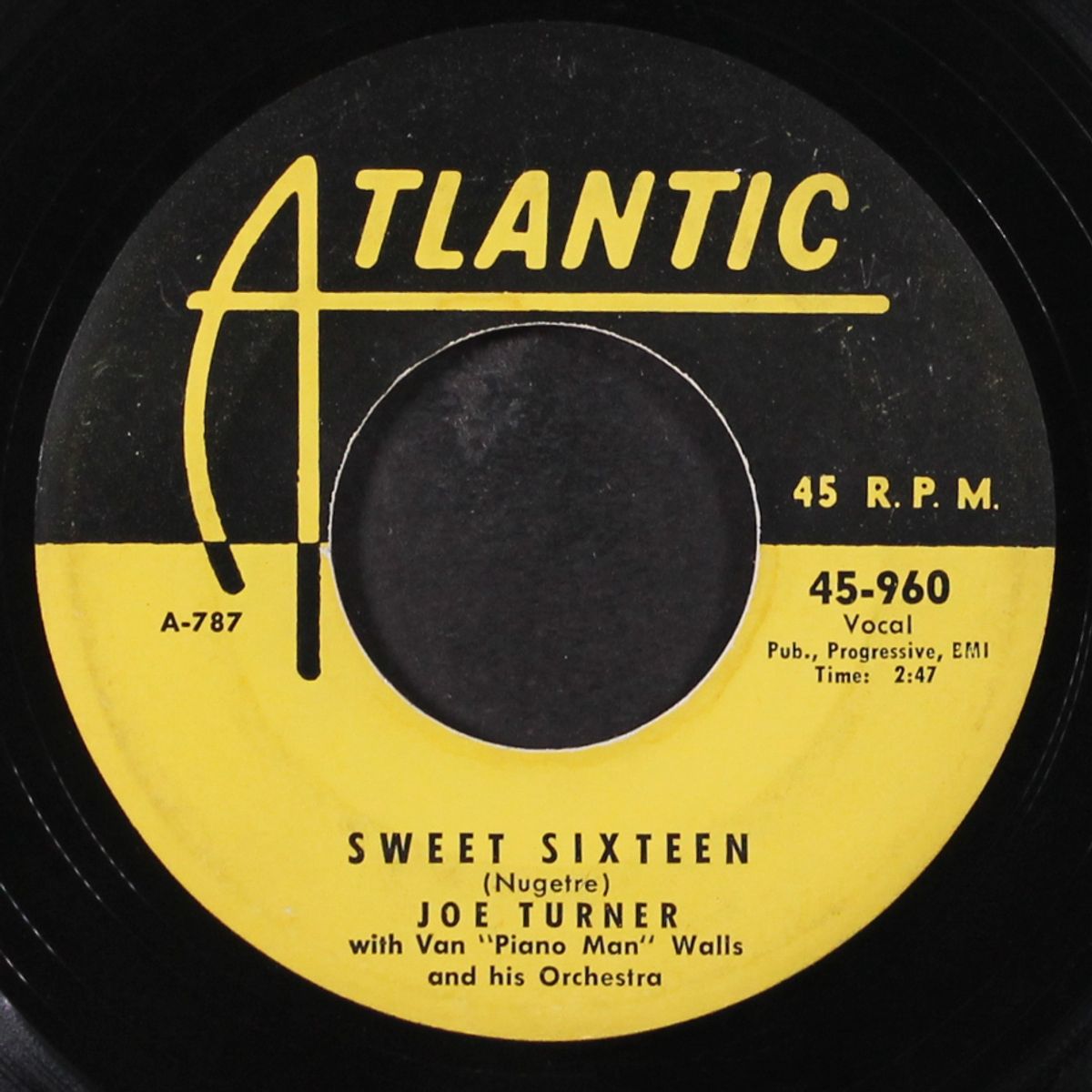 sweet sixteen / i'll never stop loving you by JOE TURNER