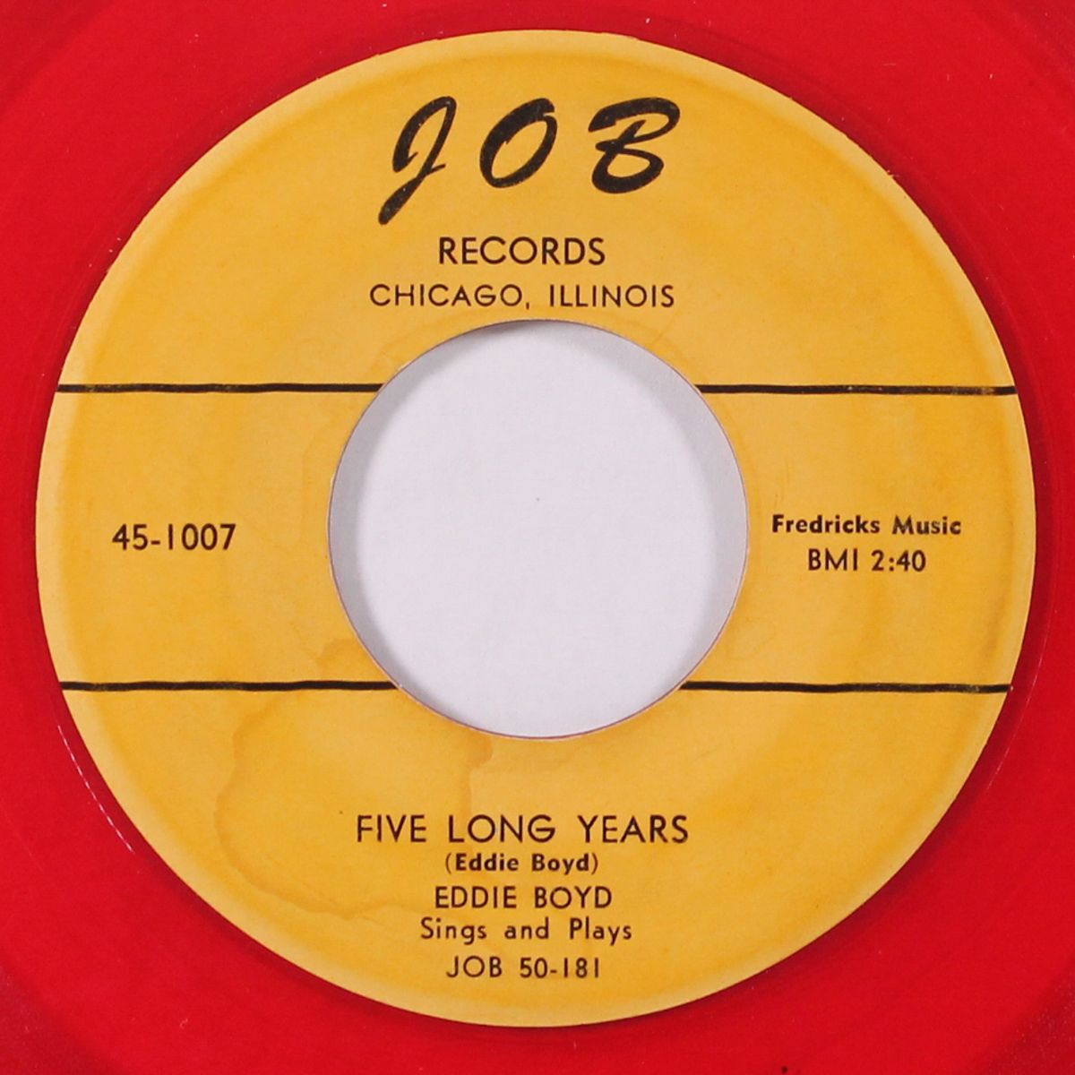 five long years / blue coat man by EDDIE BOYD
