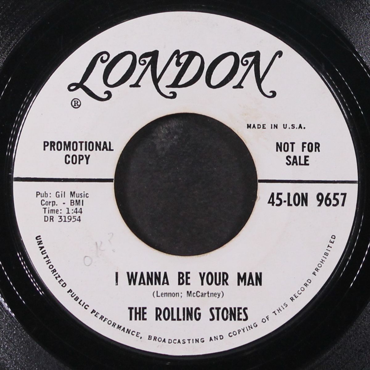 not fade away / i wanna be your man by ROLLING STONES