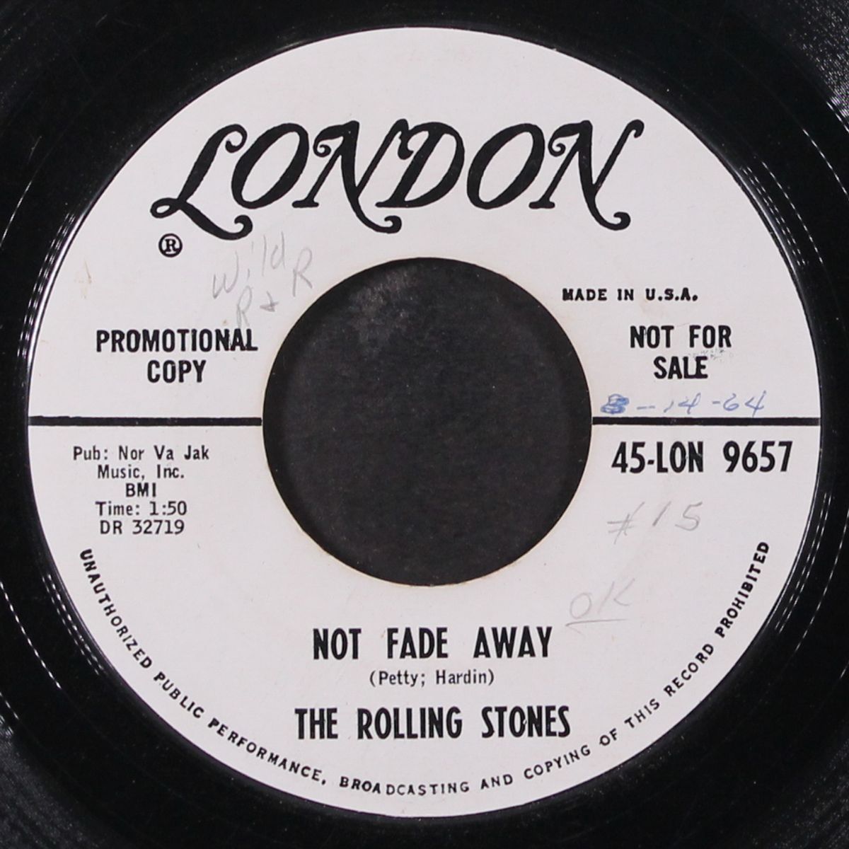 not fade away / i wanna be your man by ROLLING STONES