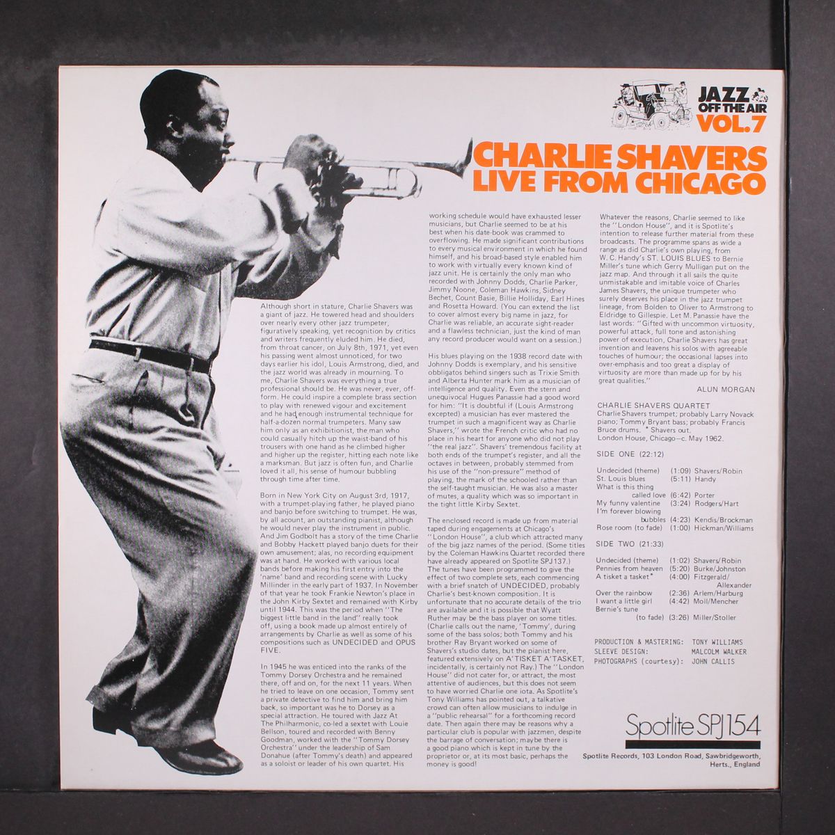 live from chicago by CHARLIE SHAVERS