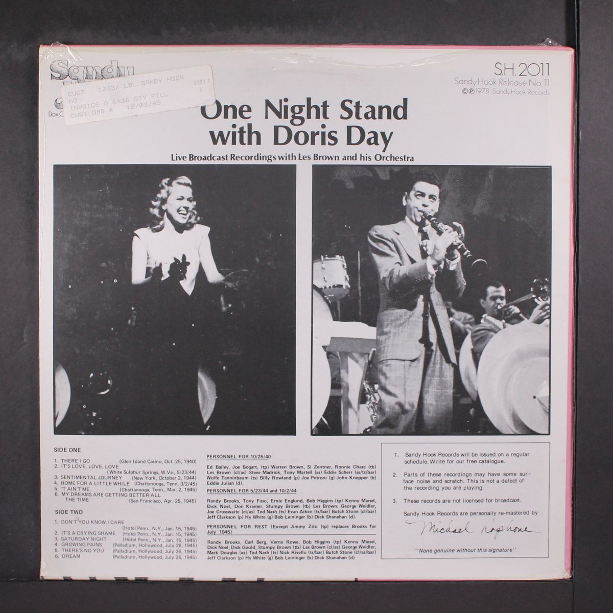 one night stand with doris day by DORIS DAY