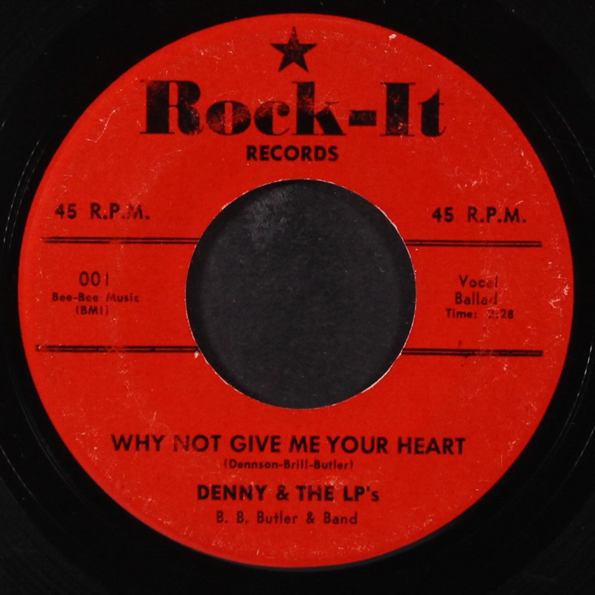 why not give me your heart / slide-cha-lypso by DENNY & LP'S