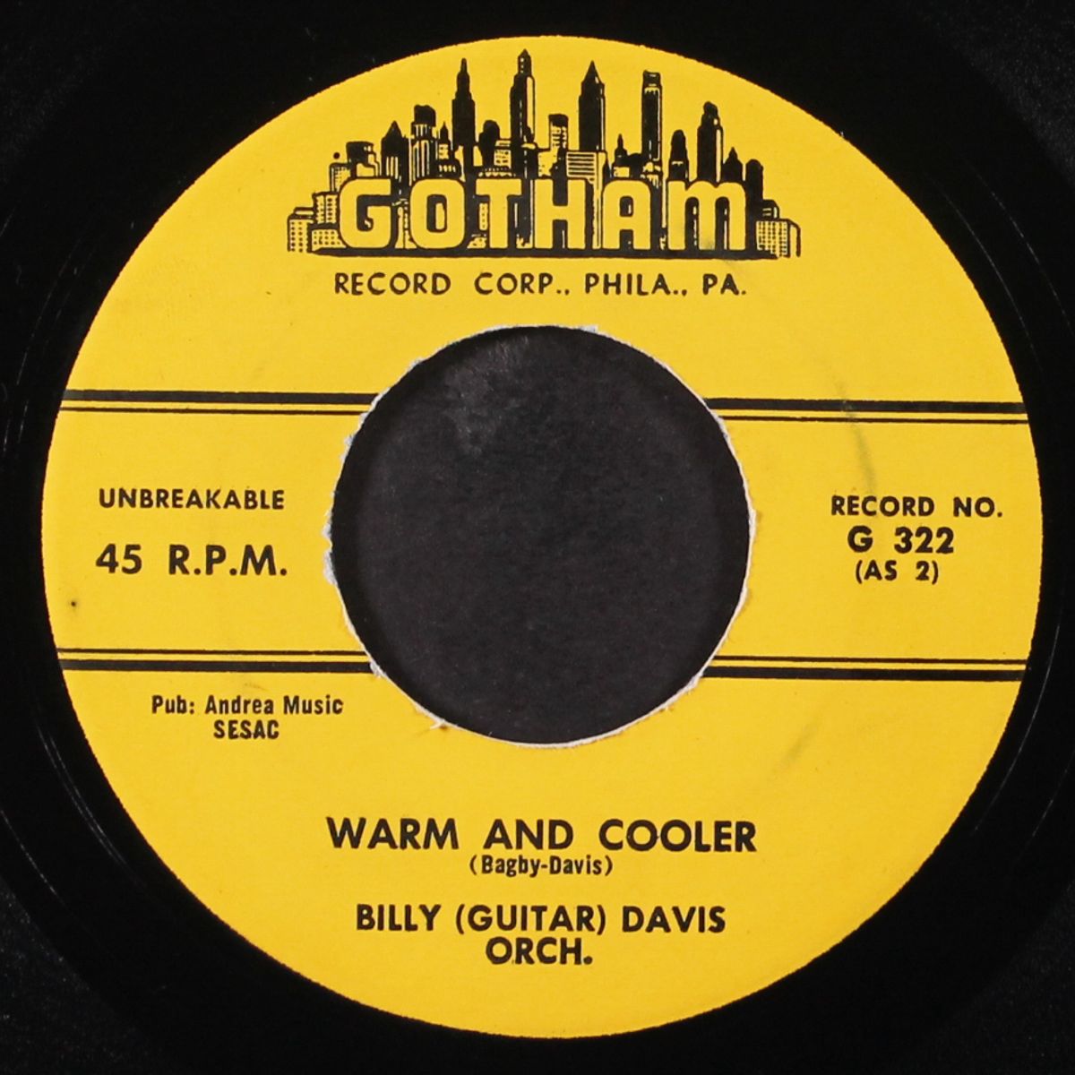pretty thoughts / warm and cooler by BILLY (GUITAR) DAVIS