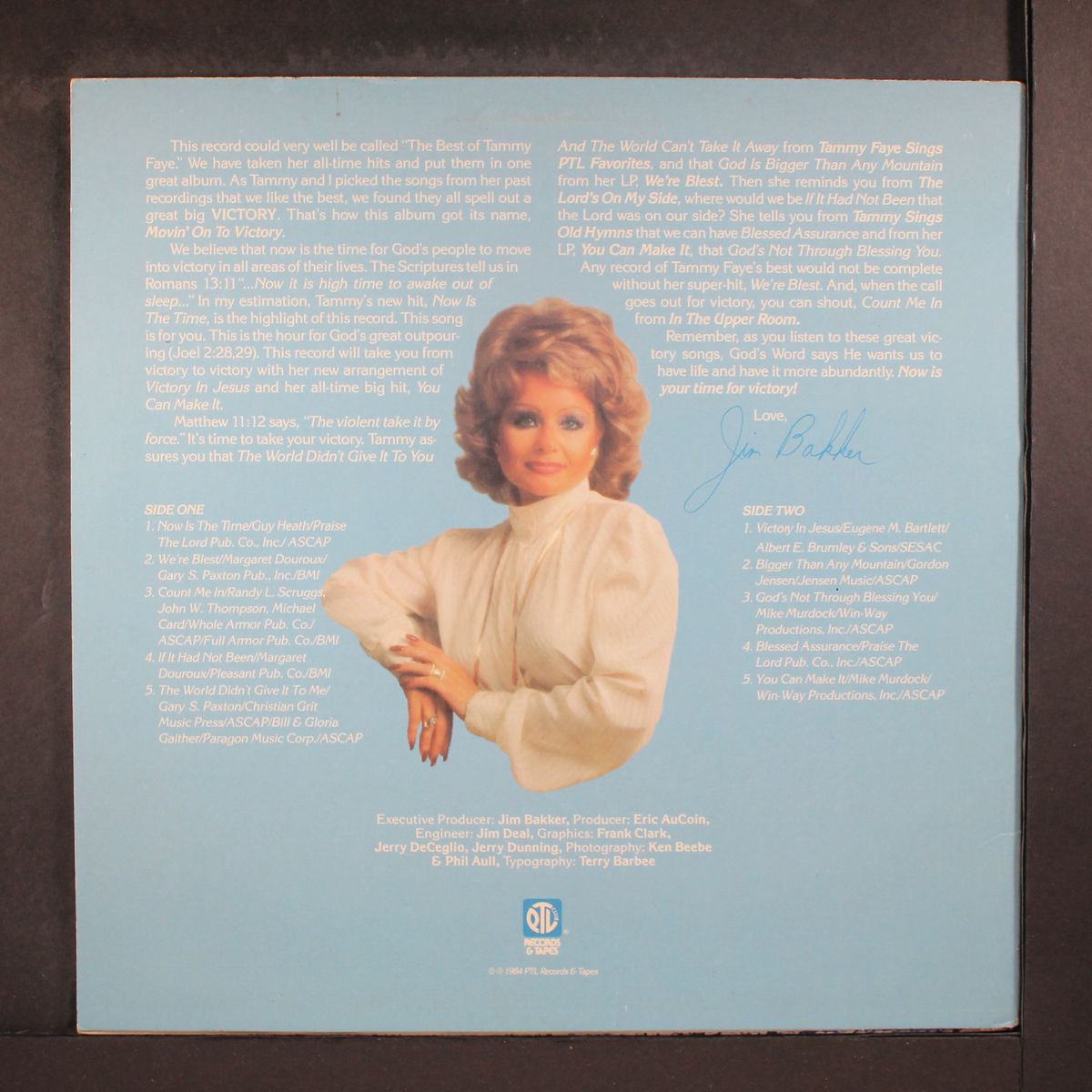 movin' on to victory by TAMMY FAYE BAKKER