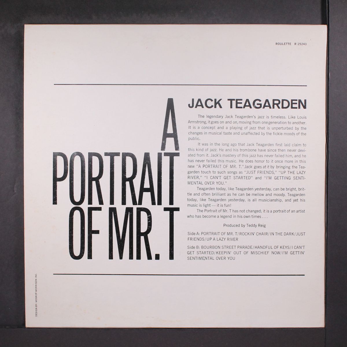 a portrait of mr. t by JACK TEAGARDEN