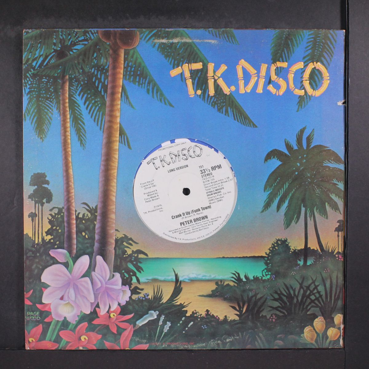crank it up (disco mix) / long version by PETER BROWN