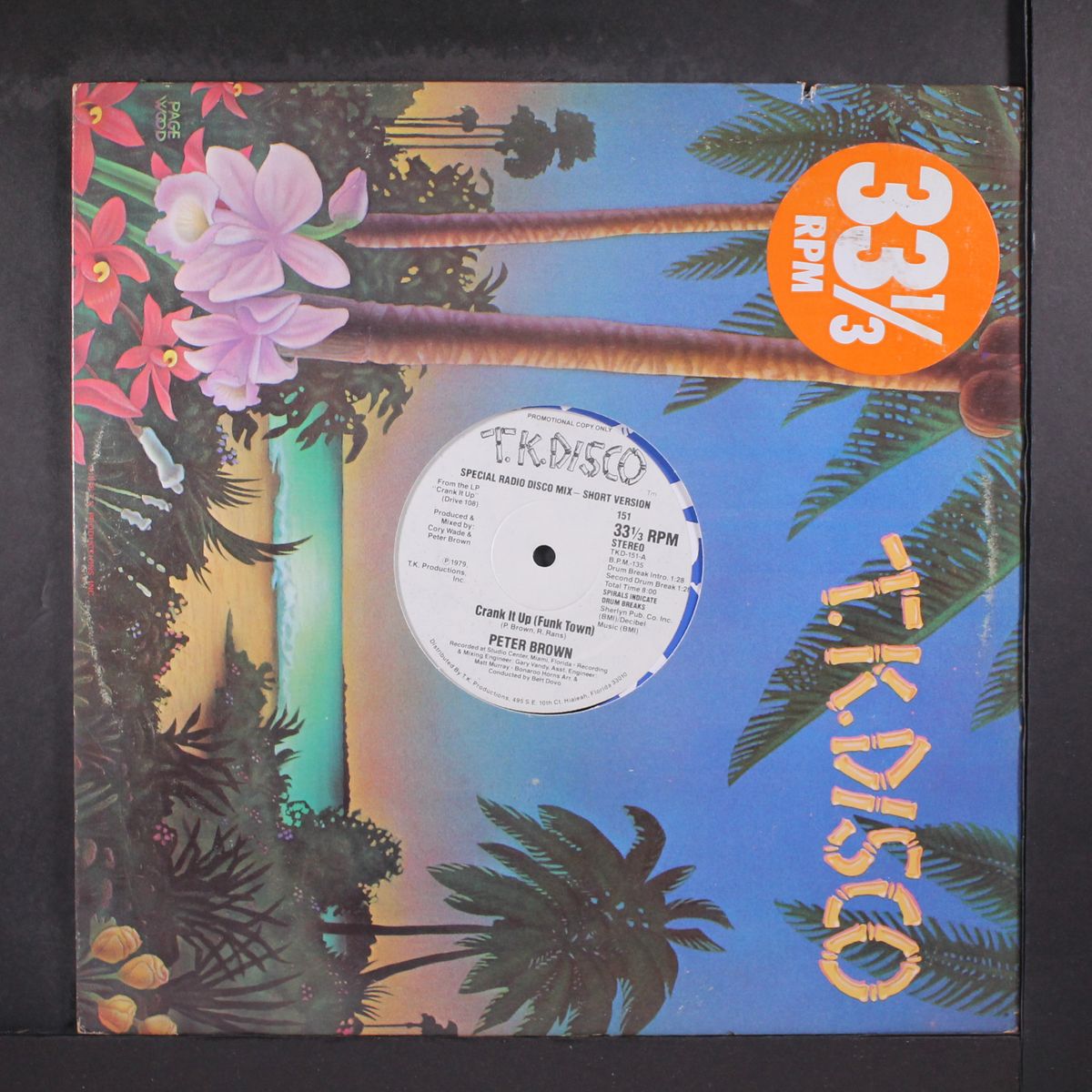 crank it up (disco mix) / long version by PETER BROWN