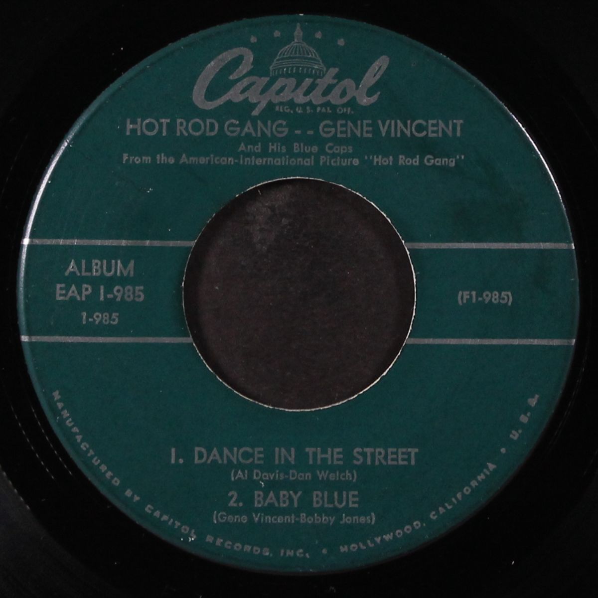 hot rod gang by GENE VINCENT