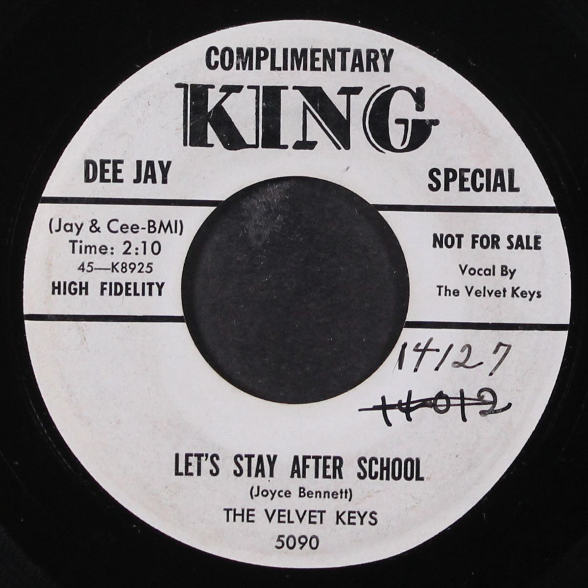 my baby's gone / let's stay after school by VELVET KEYS