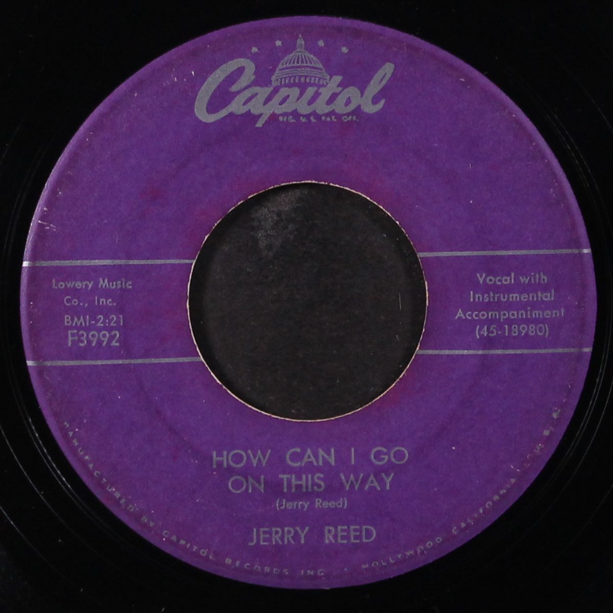 your money makes you purty / how can i go on this way by JERRY REED