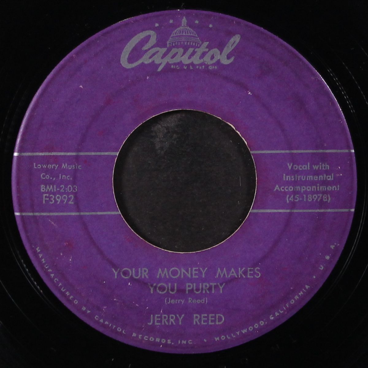 your money makes you purty / how can i go on this way by JERRY REED