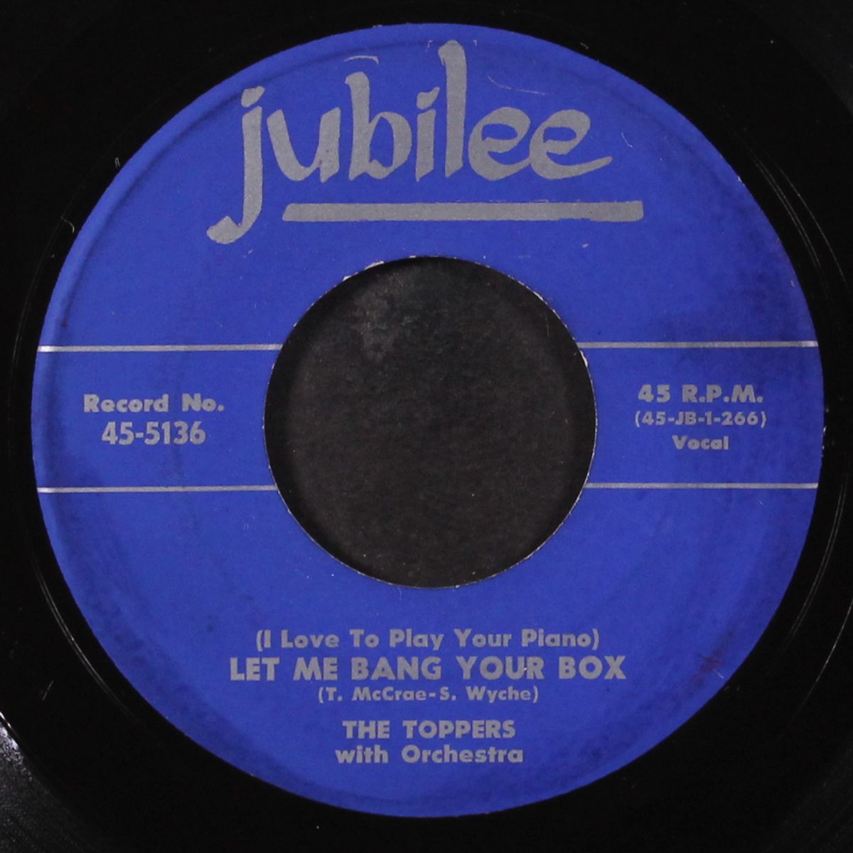 let me bang your box / you're laughing cause i'm crying by TOPPERS
