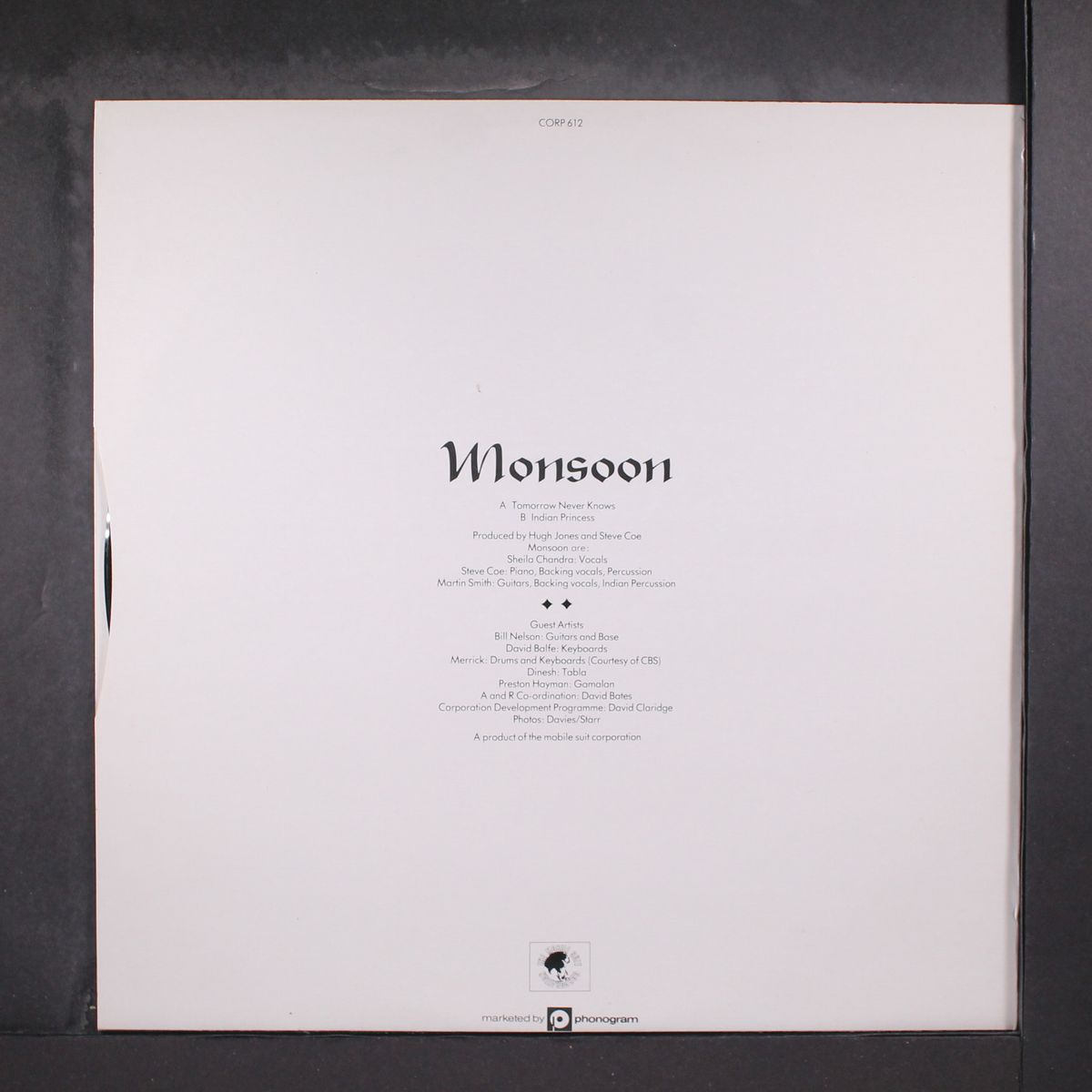 tomorrow never knows / indian princess by MONSOON