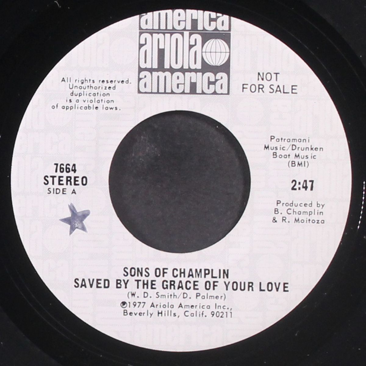 saved by the grace of your love / west end by SONS OF CHAMPLIN