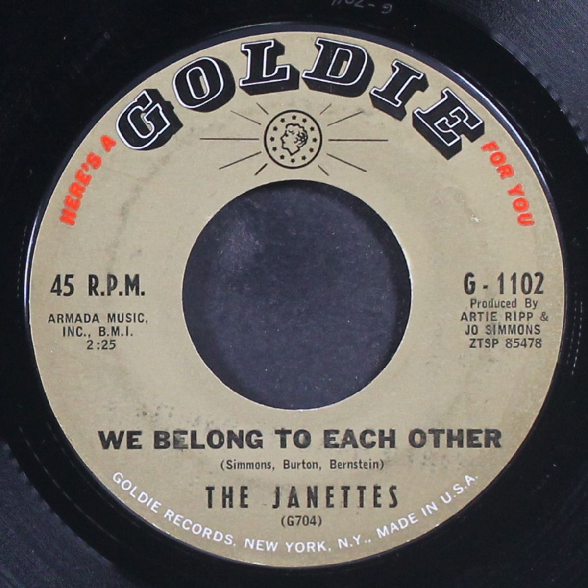 he's crying inside / we belong to each other by JANETTES