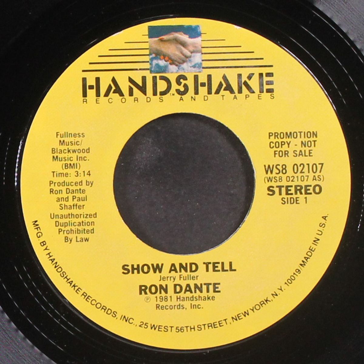 show and tell / same by RON DANTE