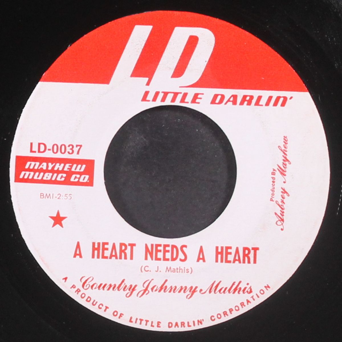 a heart needs a heart / no place to go by COUNTRY JOHNNY MATHIS