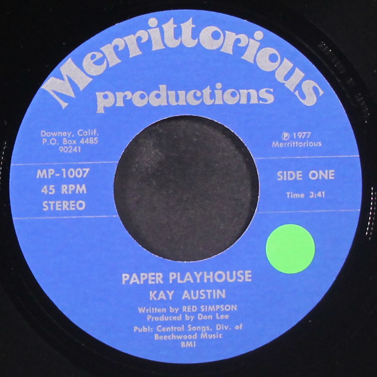 paper playhouse / big red roses by KAY AUSTIN