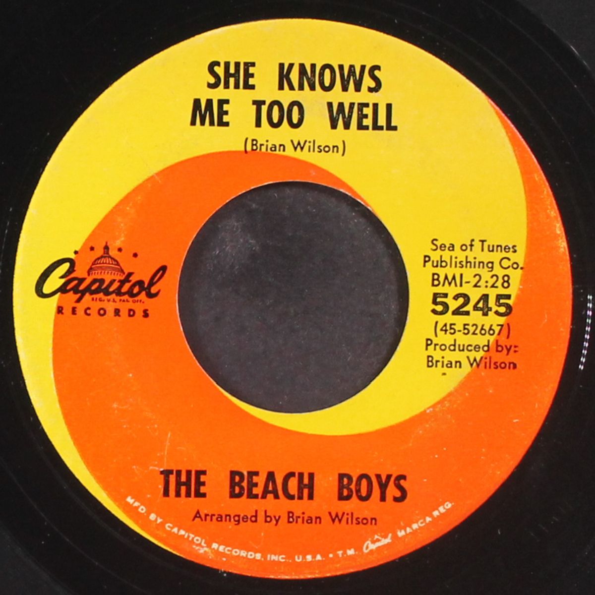 when i grow up to be a man / she knows me too well by BEACH BOYS