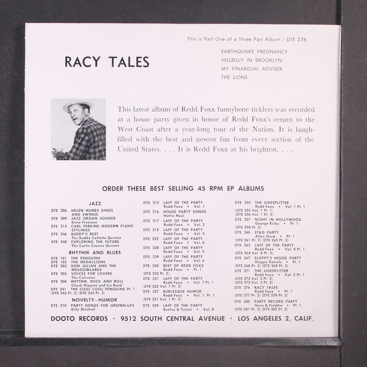 racy tales, part 1 by REDD FOXX