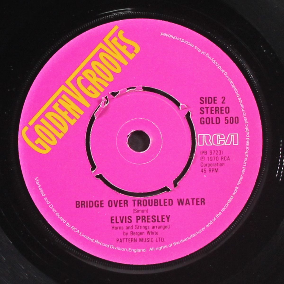i just can't help believin' / bridge over troubled water by ELVIS PRESLEY