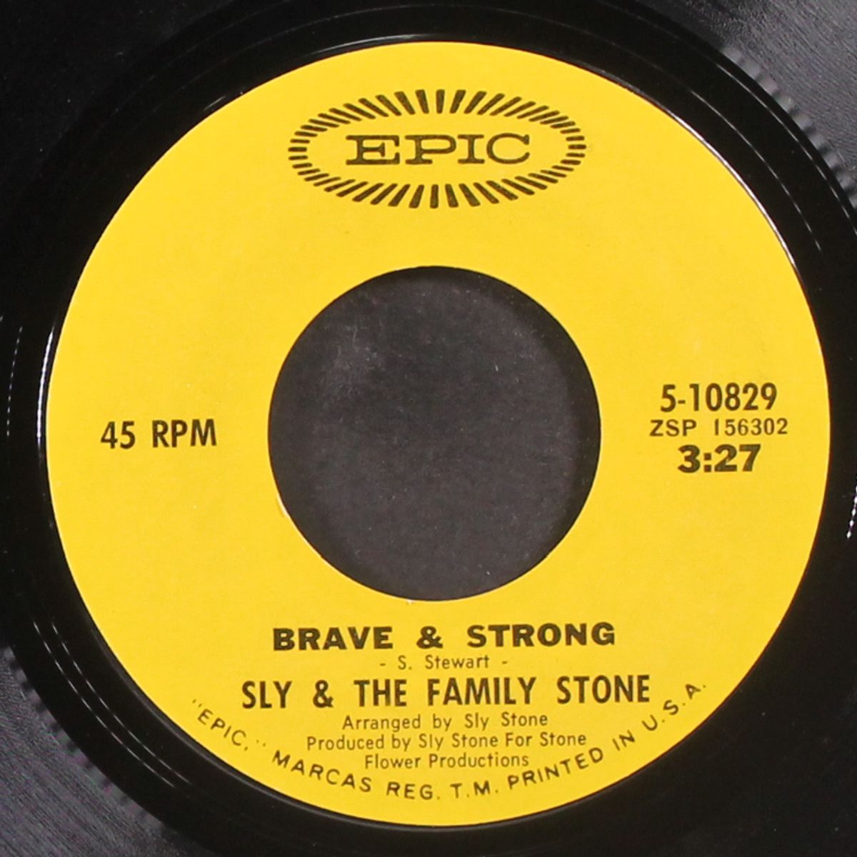 runnin' away / brave & strong by SLY & FAMILY STONE