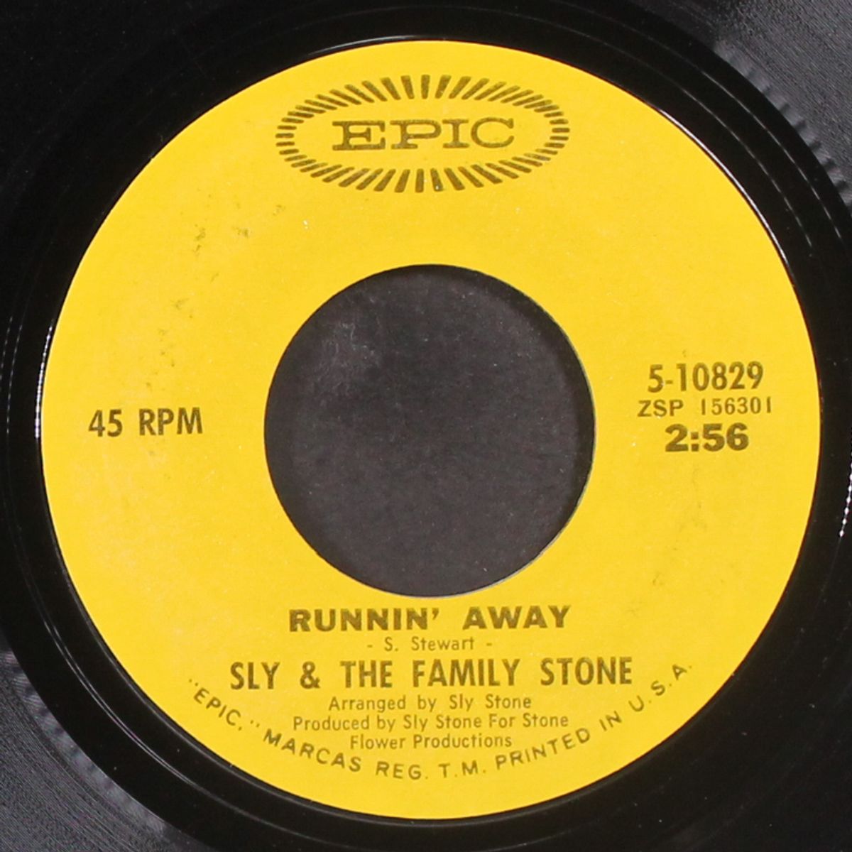 runnin' away / brave & strong by SLY & FAMILY STONE