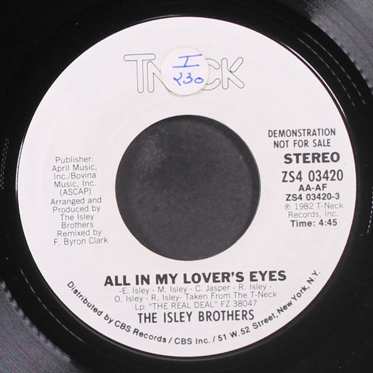 all in my lover's eyes by ISLEY BROTHERS