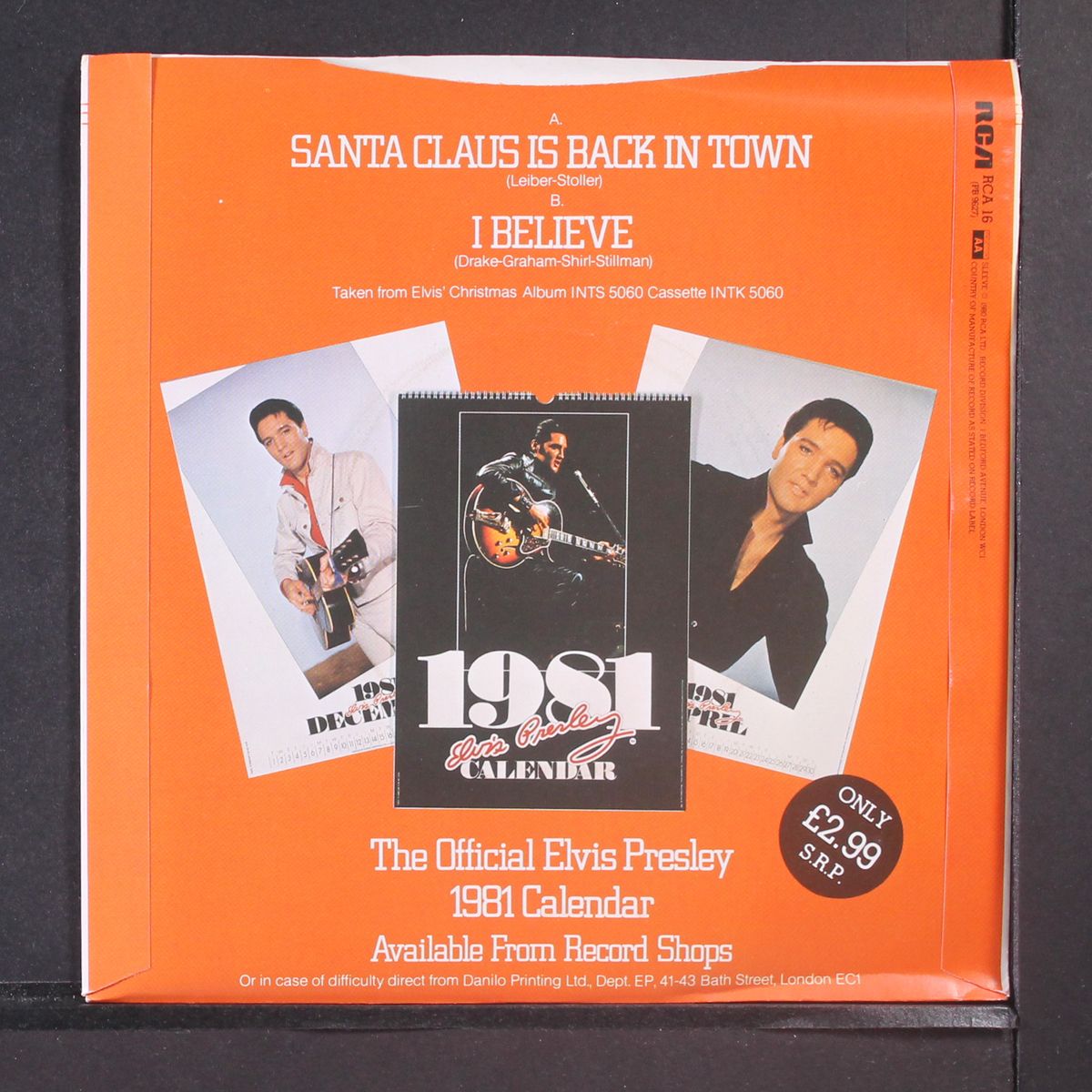santa claus is back in town / i believe by ELVIS PRESLEY