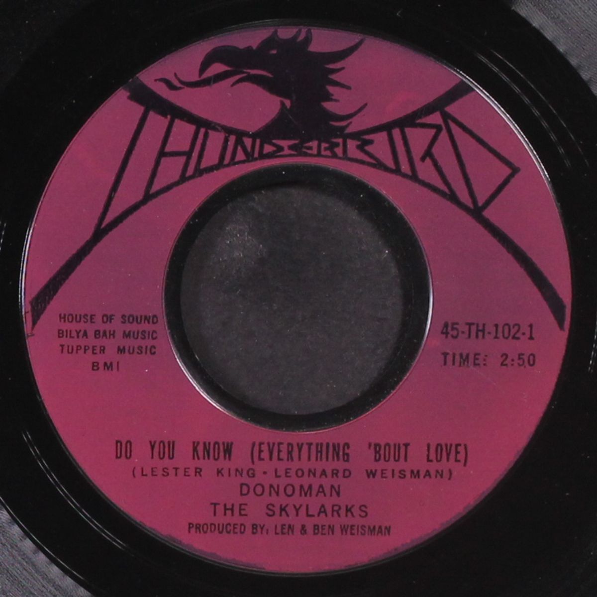 do you know (everything 'bout love) / here comes the fool by DONOMAN & SKYLARKS / LAKETTES