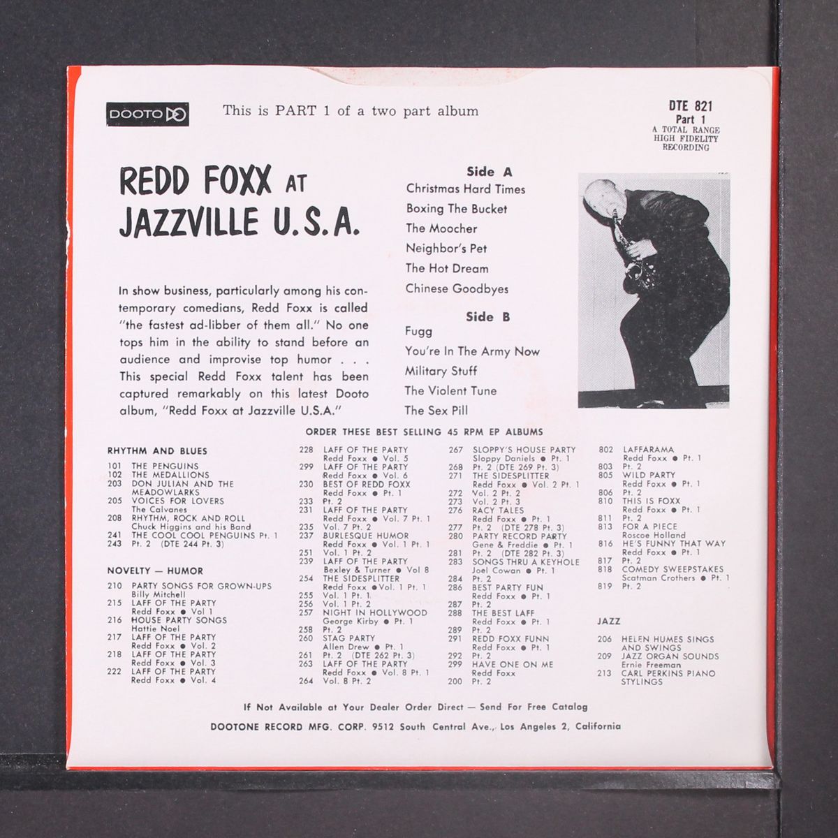 at jazzville u.s.a., part 1 by REDD FOXX