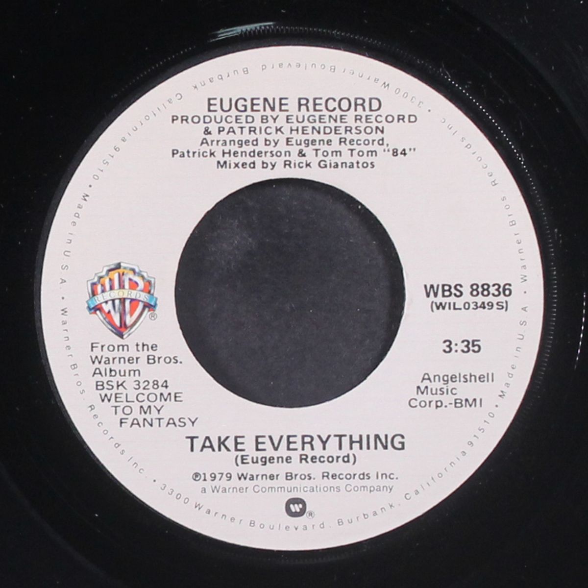 i don't mind / take everything by EUGENE RECORD