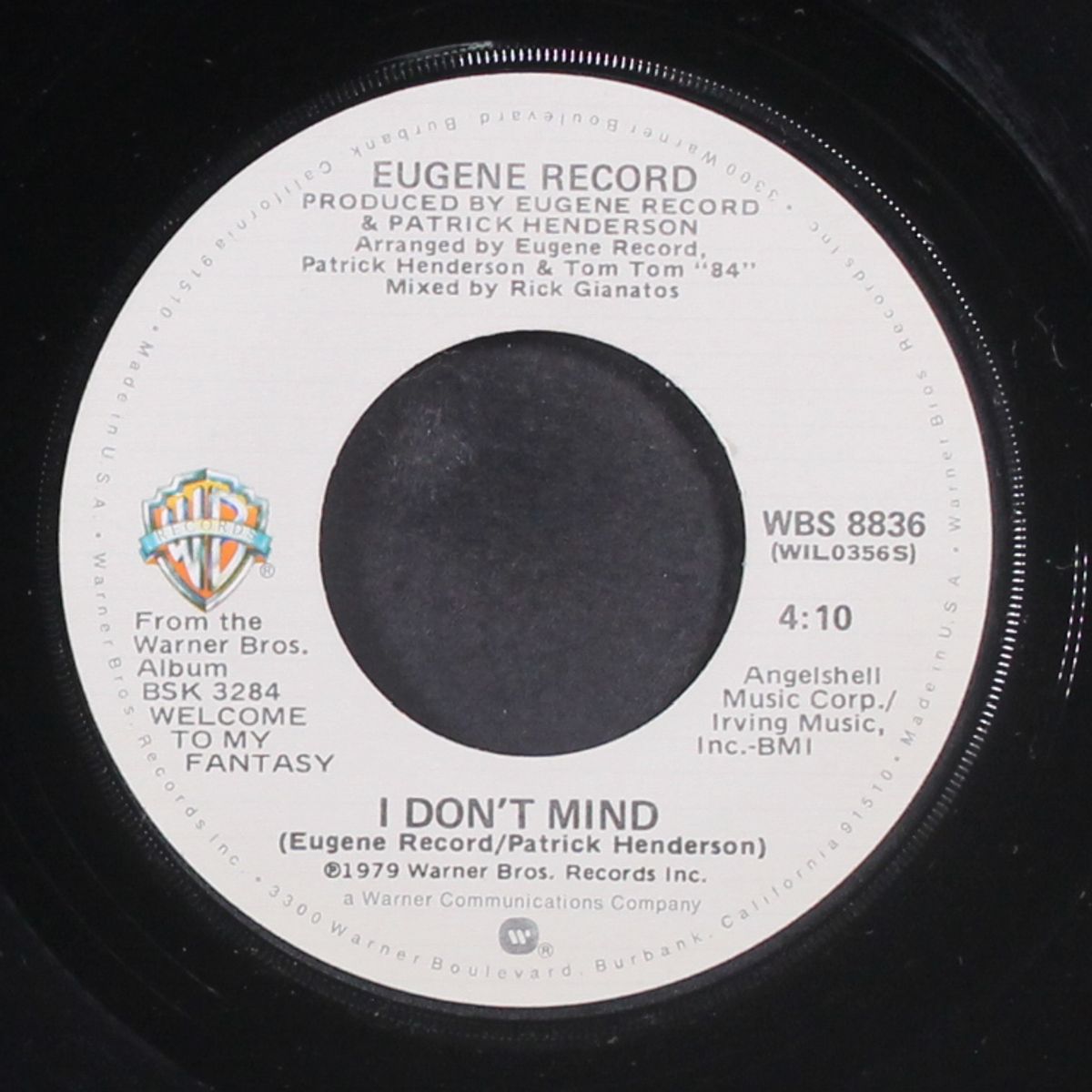 i don't mind / take everything by EUGENE RECORD
