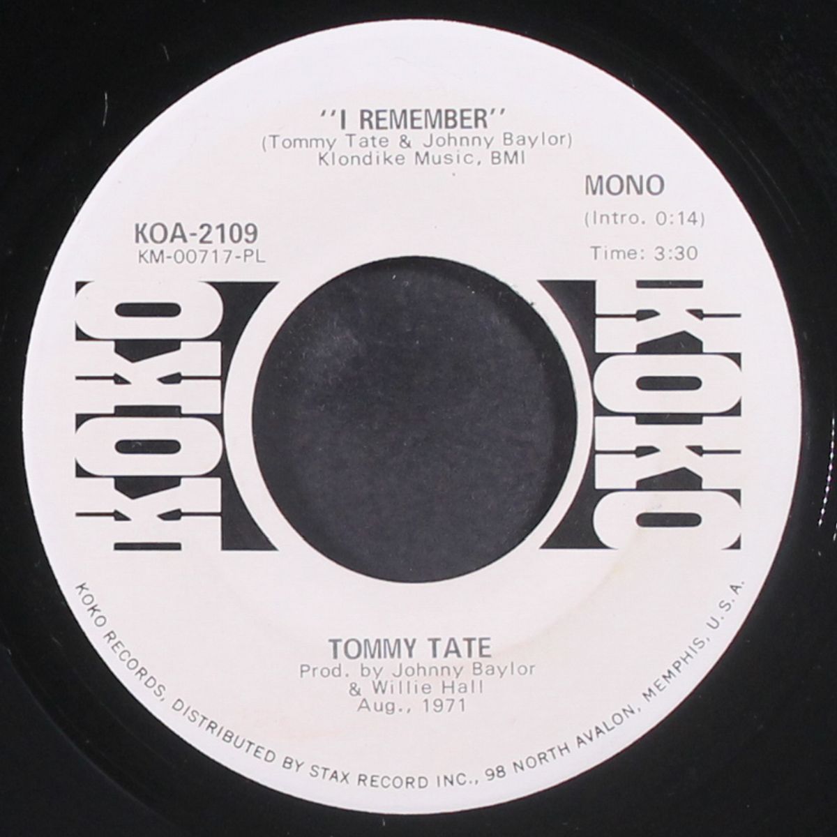 i remember / mono by TOMMY TATE