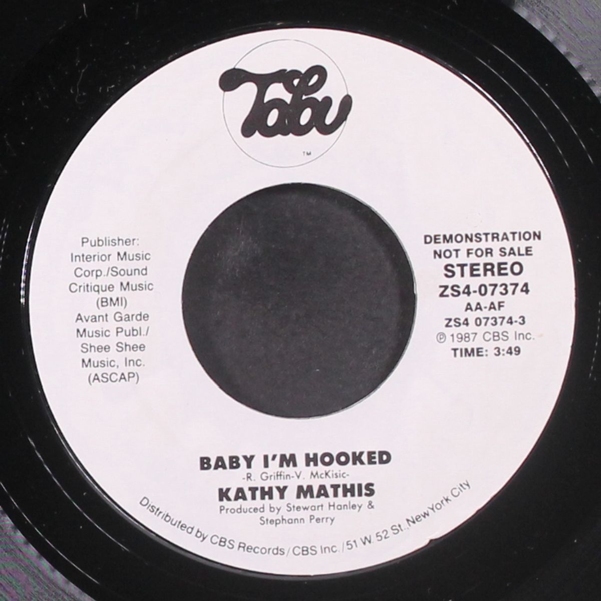 baby i'm hooked / same by KATHY MATHIS