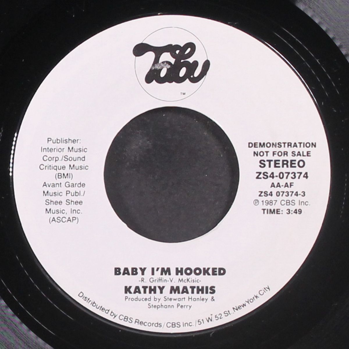 baby i'm hooked / same by KATHY MATHIS